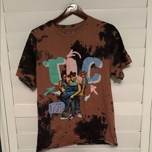 Brown and Black TLC Graphic T-Shirt